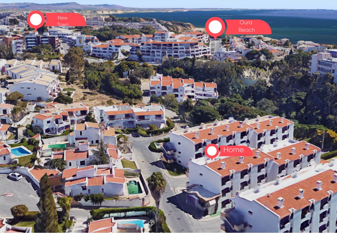 Appartement à Albufeira - #6 Foxy D Sea View 3 min walk to the beach /center