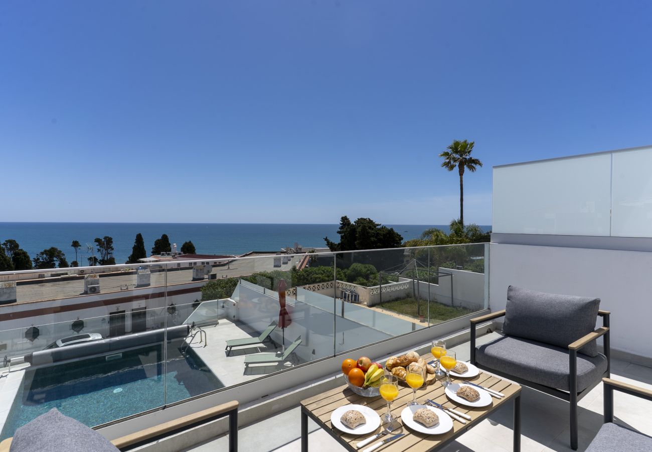 House in Albufeira - #285 Sea View Villa | Jacuzzi & Large Pool 